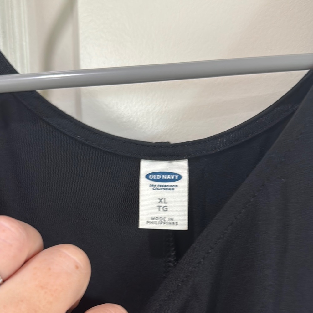 Old Navy Black Mini Sundress / C77 - Picture 2 of 3